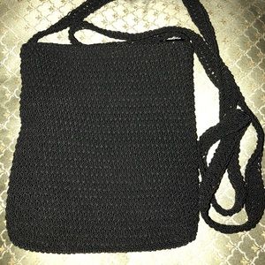 Crocheted crossbody bag